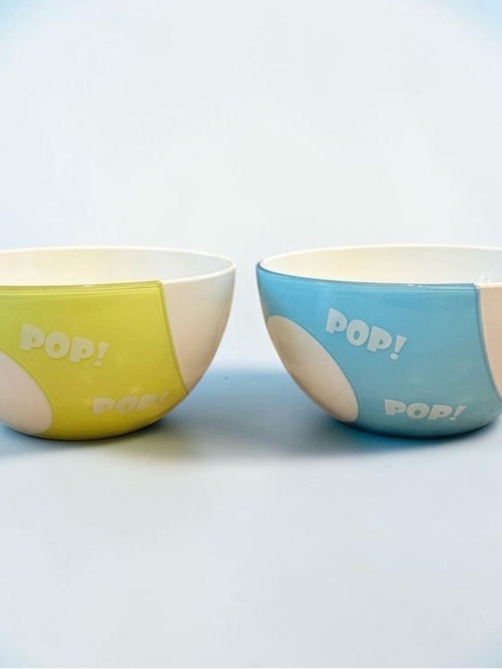 POP! Color-Block Melamine Serving Bowls - Blue, Yellow, Orange & Pink (Set of 4)